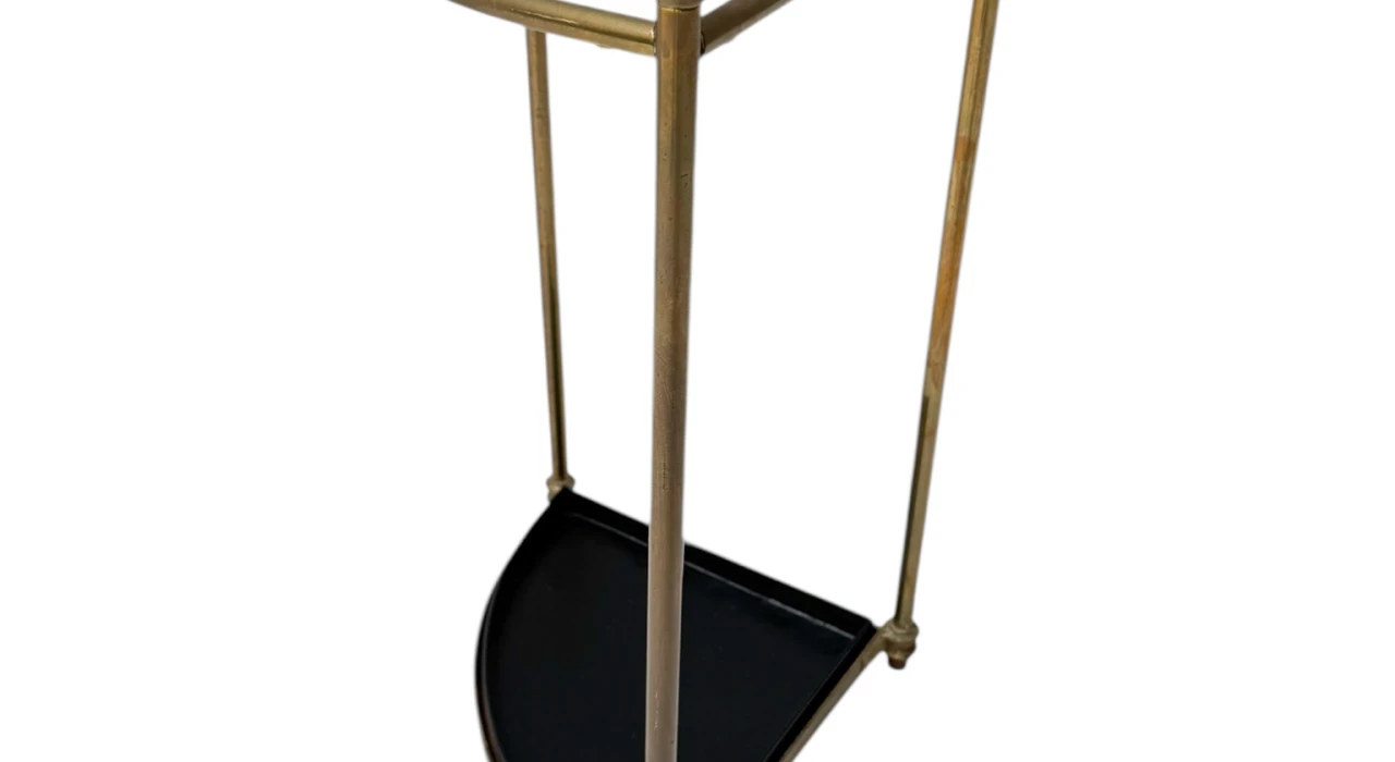 Hollywood Regency Brass Umbrella Stand, 1960s